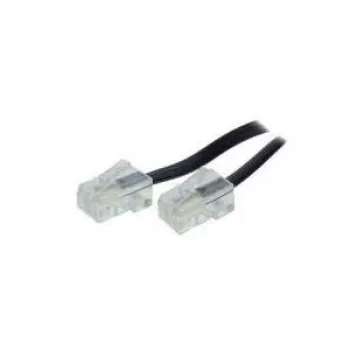 S/CONN 6m RJ45 juodas permatomas tinklo kabelis