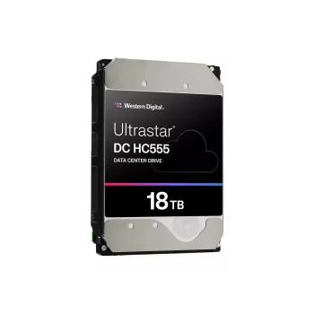 WD Ultrastar DC HC555 - Festplatte - Datencenter - 18TB - intern - 3,5 (8,9 cm) - SAS 12Gb/s - 7200 rpm - Puffer: 512MB (0B47747)