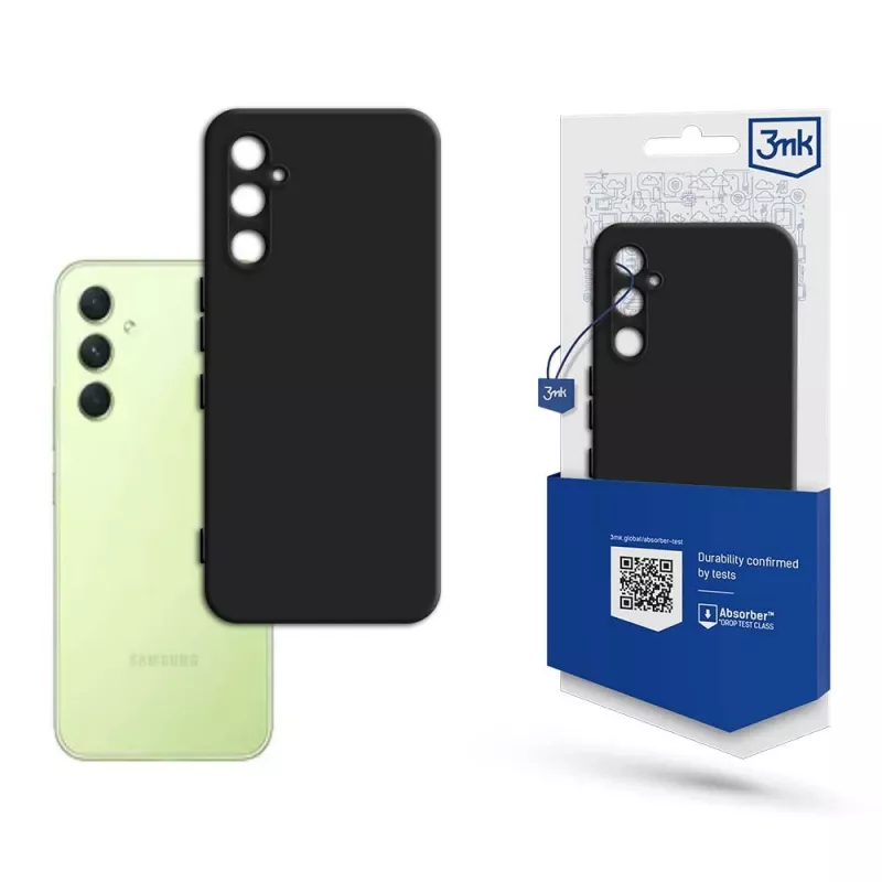 3MK Matt Case Samsung A34 5G A346 juodos spalvos