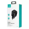 usams Phone Charger T36 1x USB-C + Lightning PD — kompaktiškas PD įkroviklis su USB-C ir Lightning jungtimis