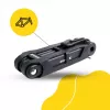 Segmentinė dviračio spyna MANTA XR00FL01 su rėmo laikikliu