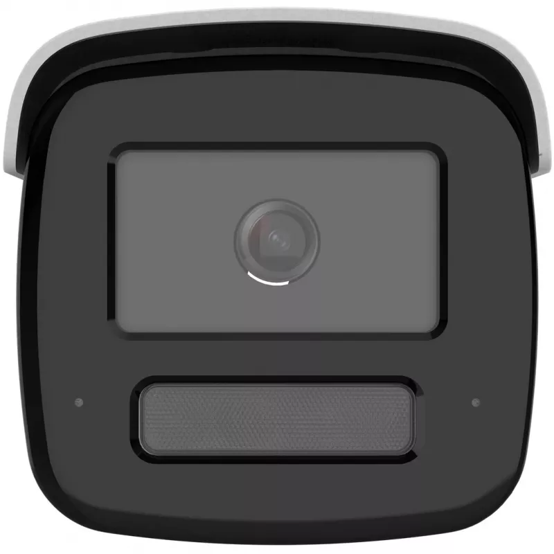 Hikvision Pro Series 4 MP išmanusis hibridinis šviestuvas su ColorVu fiksuotu kulkiniu tinklo fotoaparatu