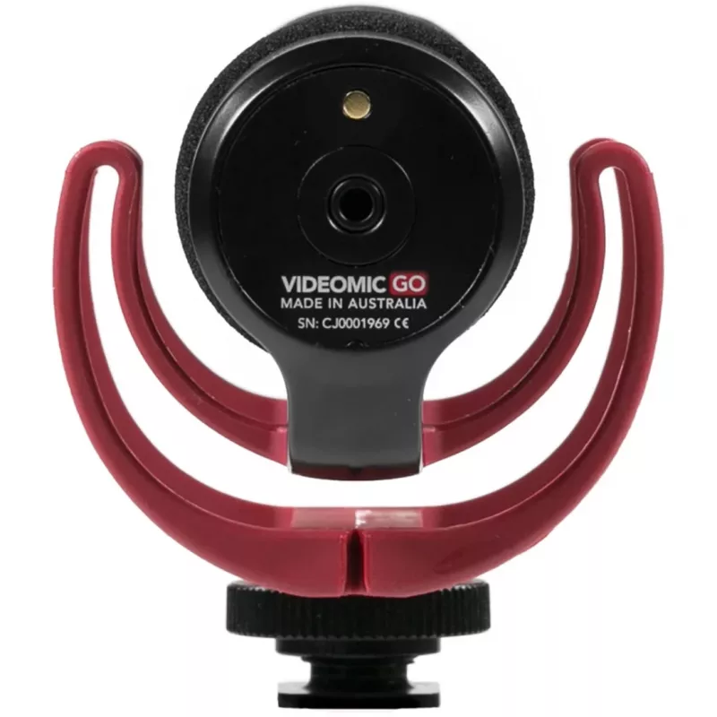 Rode VideoMic GO mikrofonas juodas/raudonas