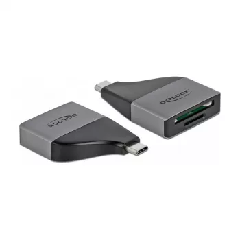 Card Reader DeLOCK 64117 USB 3.2 Gen 1 Type-C Pilka