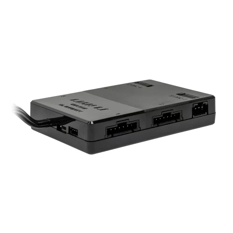Valdiklis Lian Li UNI HUB SL-INF L-Connect 3 juodas (modelis 12SLIN-CONT3B), skirtas UNI Fan SL serijai