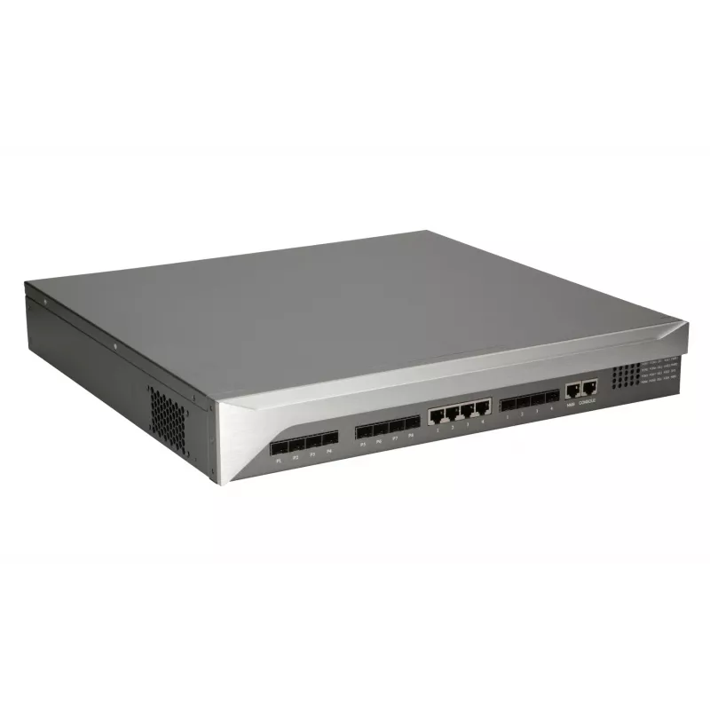 Extralink PREDATOR V2 EPON OLT 1U 19'' 8x Gigabit PON prievadai 4x 10G SFP+ magistraliniai prievadai