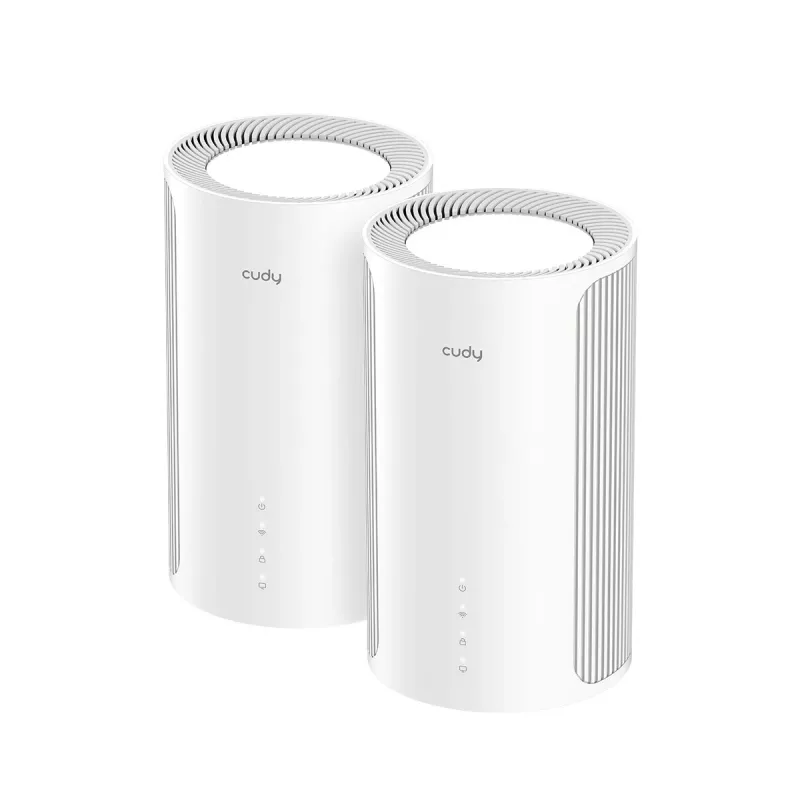Cudy M11000 maršrutizatorius triju dažnių juostų (2,4 GHz / 5 GHz / 6 GHz) Wi‑Fi 7 (802.11be) Baltas 4 vidinės antenos