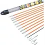 Tempimo strypų rinkinys c.k tools T5410 – 10 × 1 m strypų su priedais