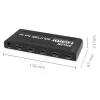 Qoltec 51798 Aktyvus HDMI skirstytuvas 4 x HDMI 4K x 2K | 3.4 Gb/s