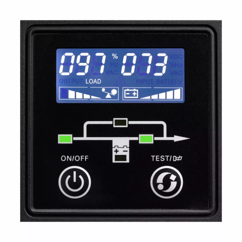 Eaton 9E 200I nepertraukiamo maitinimo šaltinis (UPS) Dvigubo keitimo (Online) 2 kVA 1600 W 6 AC lizdai