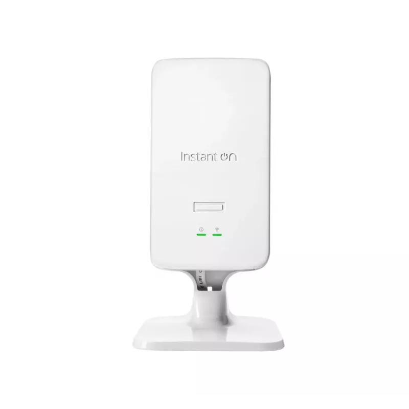 HPE Networking Instant On AP22D Wi-Fi 6 prieigos taškas su maitinimo šaltiniu, baltas
