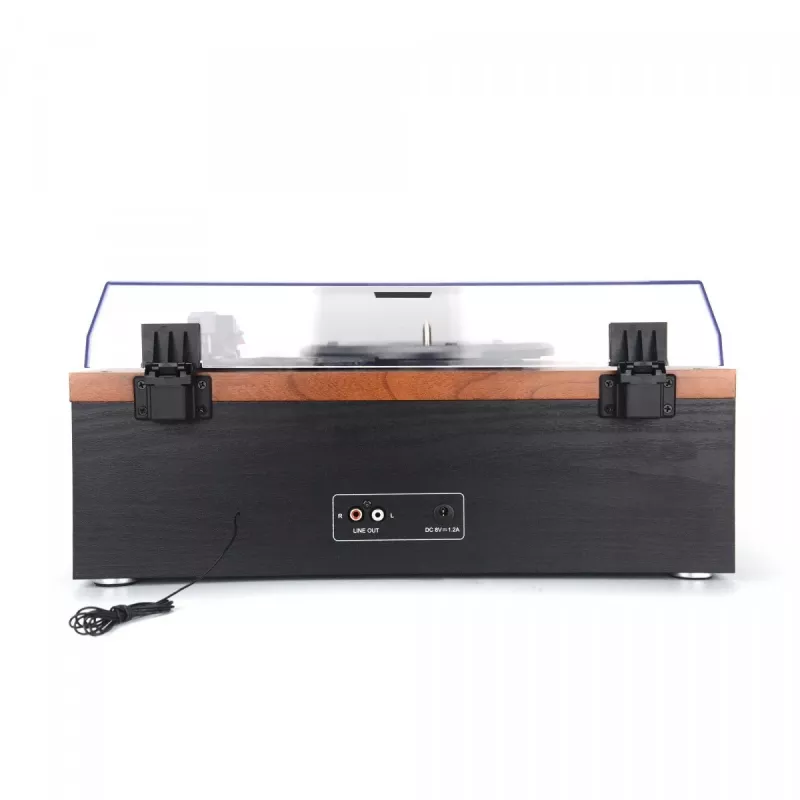 Patefonas AKAI ATT-14BT su Bluetooth, diržine pavara, įmontuotu fono priešstiprintuvu, USB išvestimi