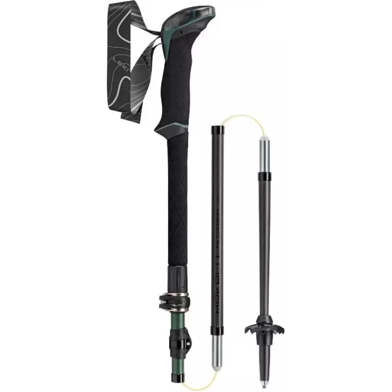 Žygiavimo lazdos Leki TR Makalu FX reguliuojamos 110–130 cm, žalios