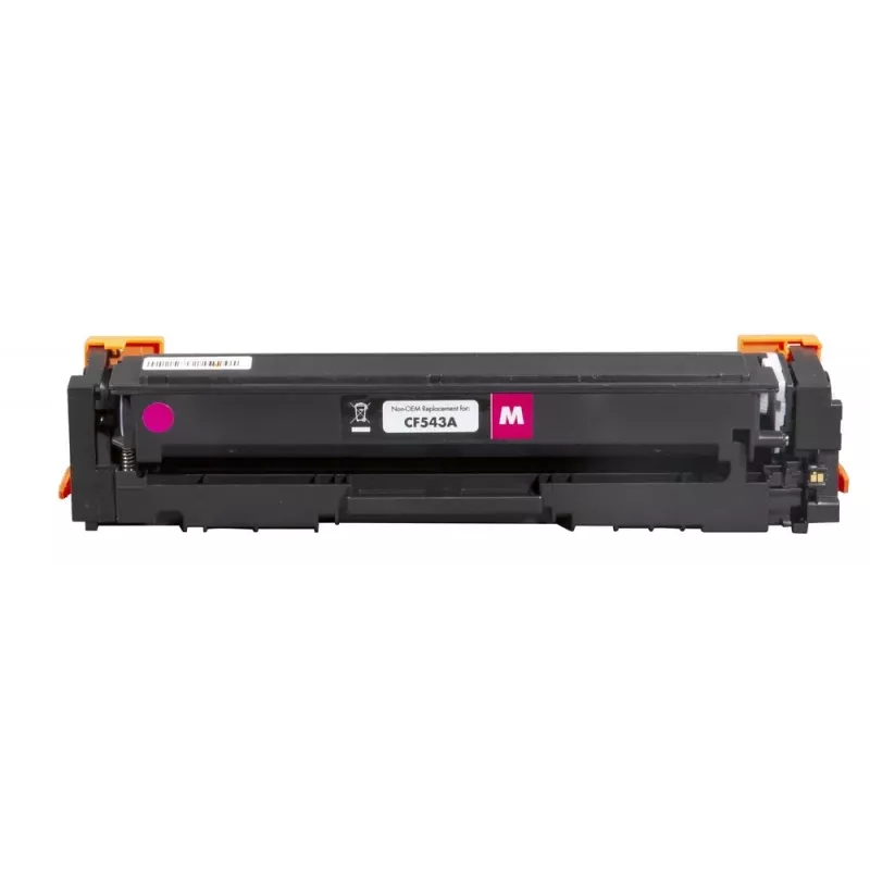 Suderinama antistatinė HP kasetė Nr.203A Magenta 1,4K (CF543A)/Canon CRG-054M su nauja lusta