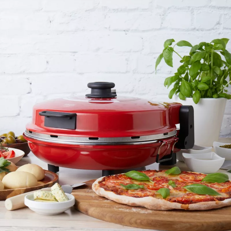 Picos gamintojas Petra PT5666VDE Bella Pizza 1200W nelipni danga, stalviršinė picos krosnelė