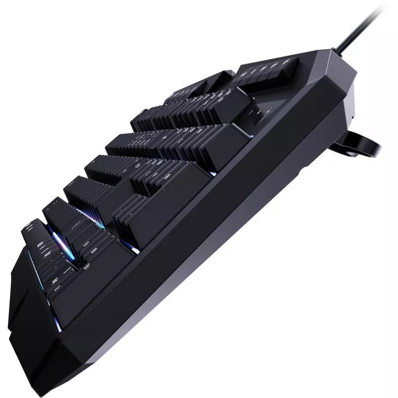 Gaming klaviatūra SPEEDLINK LUDICIUM USB QWERTZ Vokiška juoda