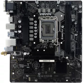 Motininė plokštė BIOSTAR Z690MX2-E D4 micro ATX, Intel Z690, LGA 1700, DDR4, 2x DIMM, 64GB, 2.5Gb LAN, 4x SATA III, 1x M.2