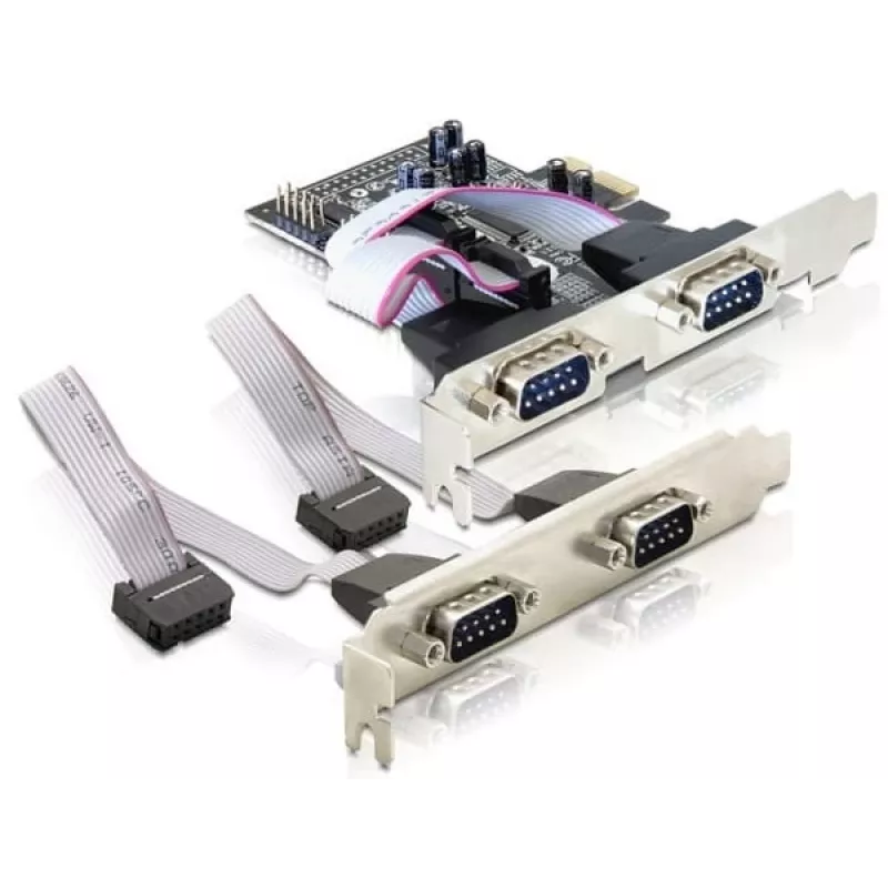 DeLOCK 89178 PCI Express serijinė kortelė su 4 RS-232 prievadais