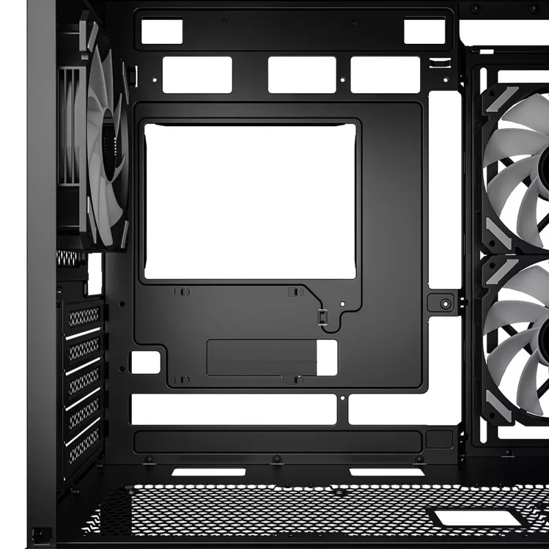 PC korpusas Sharkoon MK6 RGB Midi Tower White