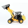 BRUDER BR-02485 kompaktiškas šarnyrinis krautuvas 1:16 mastelio modelis, liejamas žaislinis automobilis