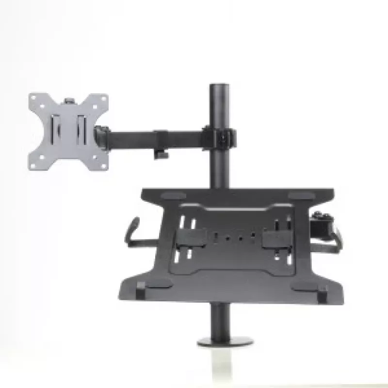 ART L-24 81,3 cm (32) juodas stalinis laikiklis monitoriui ir nešiojamam kompiuteriui