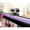 Manta W183 internetinė kamera, 1080p, LED žiedo apšvietimas, vidinis mikrofonas, USB 2.0, juoda