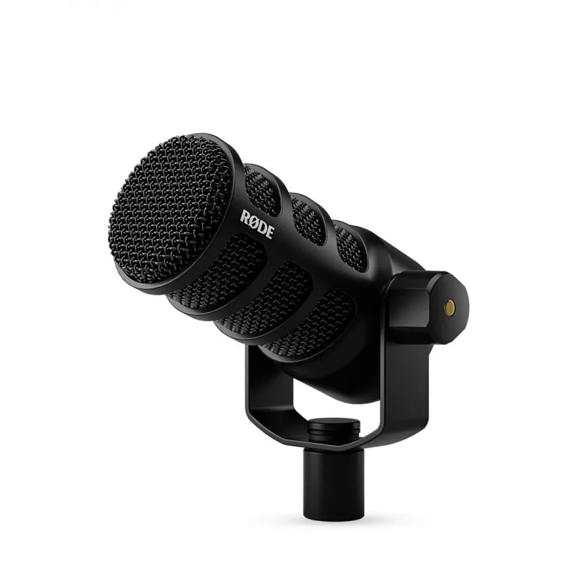 Studijinis mikrofonas RØDE PodMic USB – kardioidinis XLR/USB, 24 bitai / 48 kHz, USB-C, ausinių išvestis, sukamasis garsumo reguliatorius, juodas