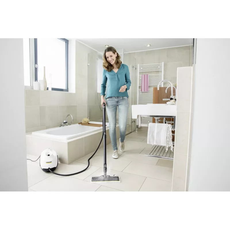 Cilindrinis garų valytuvas Kärcher SC 3 EasyFix — 1900 W, 1 L bakas, 3,5 bar, 2,2 m žarna