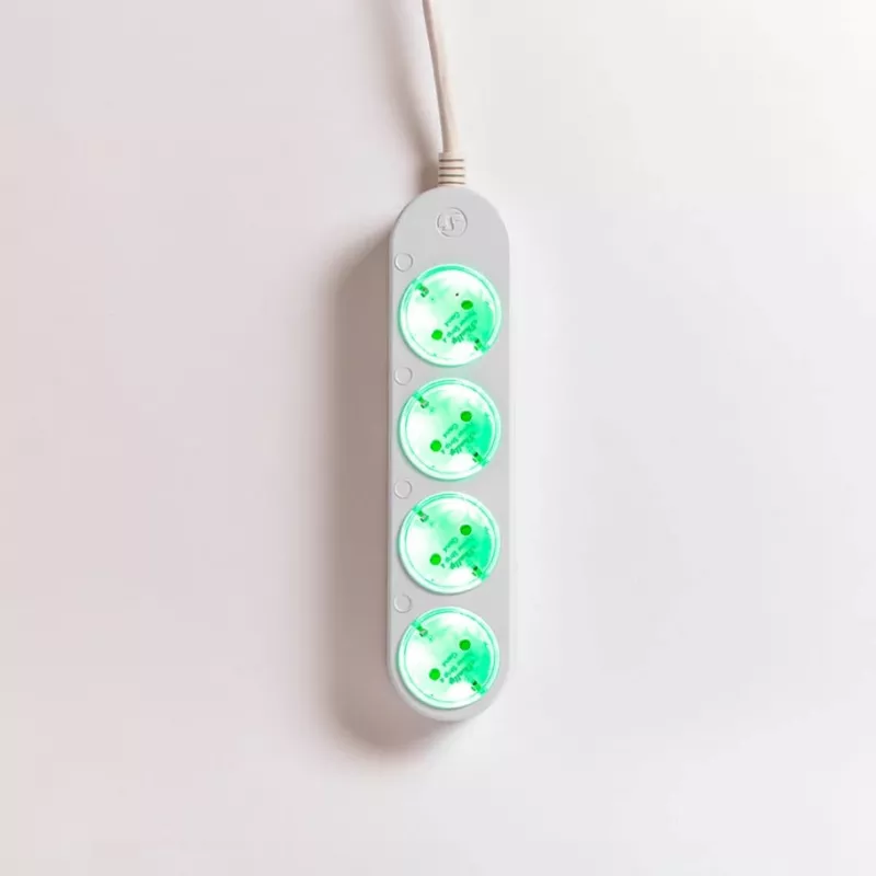 Išmanusis 12A Shelly Power Strip 4 Gen4 Zigbee/Matter maitinimo blokas