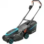Akumuliatorinė vejapjovė PowerMax 37/36V P4A paruoštas naudoti rinkinys, 36V (2x18V), juoda/pilka, 2x ličio jonų akumuliatorius 4,0 Ah, POWER FOR ALL ALLIANCE