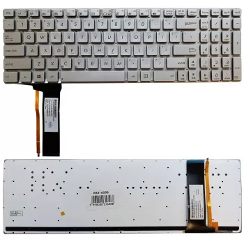 ASUS KB316588 klaviatūra su apšvietimu, skirta ASUS N56/N76/N750 serijoms