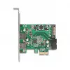 DeLOCK PCI Express x1 kortelė 2 x USB 3.2 Gen 1 Type-A + 1 x vidinis 19 kontaktų lizdas