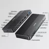 Docking stotelė UNITEK D1104A01 USB4 laidinė 100W Power Delivery