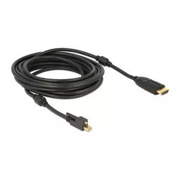 Vaizdo kabelio adapteris DeLOCK 83732 Mini DisplayPort į HDMI 5 m Juoda