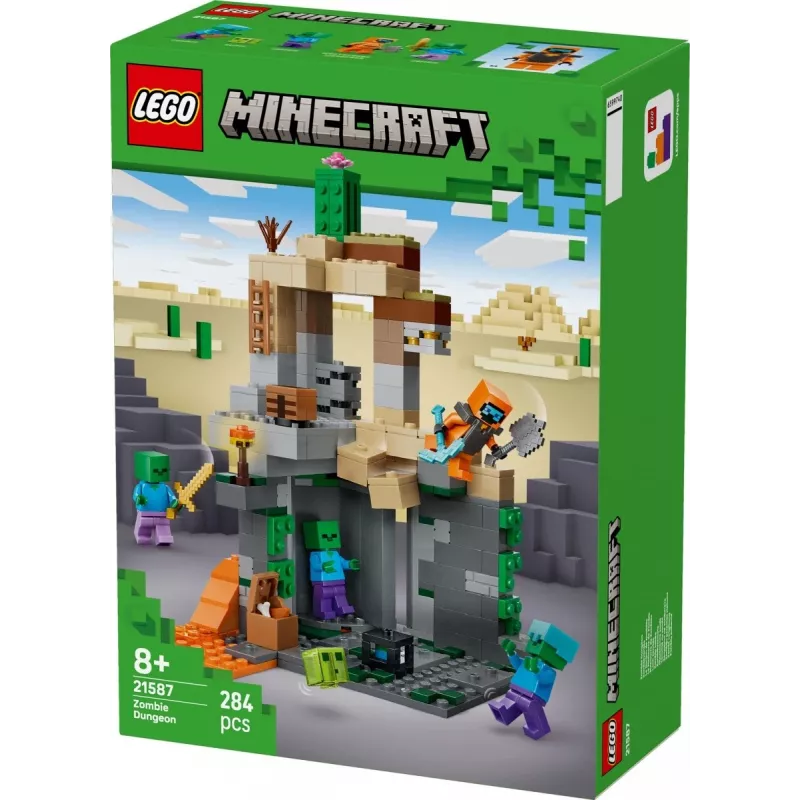 LEGO MINECRAFT 21587 Zombie Dungeon – Zombių požemis