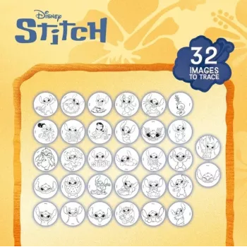 Projektorius piešimui Stitch mokyklinis rinkinys