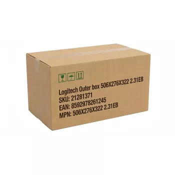Išorinė dėžė Logitech 506X276X322 2.31EB — transportavimo/pakavimo dėžė 506×276×322 mm