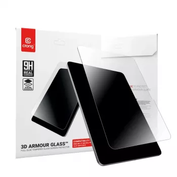 Grūdinto stiklo apsauginis stikliukas Crong, skirtas iPad 13 M3 / iPad Air 13 M2, 9H kietumo