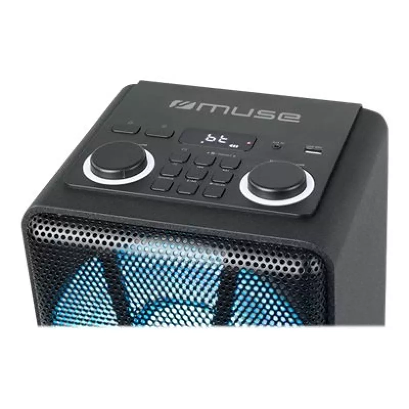 Muse Party Box kolonėlė M-1805 DJ 150 W belaidis ryšys Juoda Bluetooth
