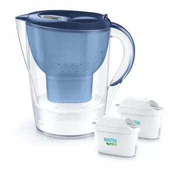 Vandens filtro ąsotis BRITA Marella XL su 2 MAXTRA PRO mėlynais keičiamaisiais filtrais