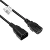 Akyga AK-UP-06 serverio maitinimo kabelis IEC C14–C15, 1,8 m, juodas