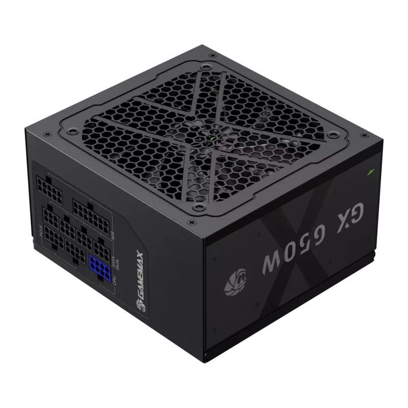 Gamemax GX 650GF 650W maitinimo blokas, 80 PLUS Gold, pilnai modulinis