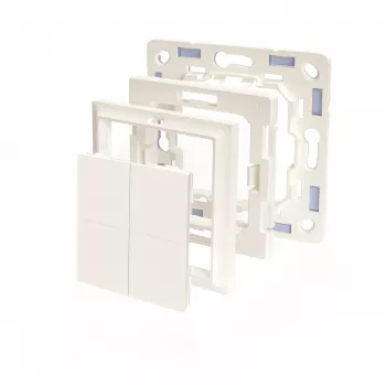 Shelly BLU Wall Switch 4 Adapter Gira & Merten – Priedas belaidžiam valdymui