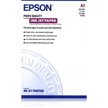 Epson C13S041068 fotopopierius A3 matinis 102 g/m² 100 lapų