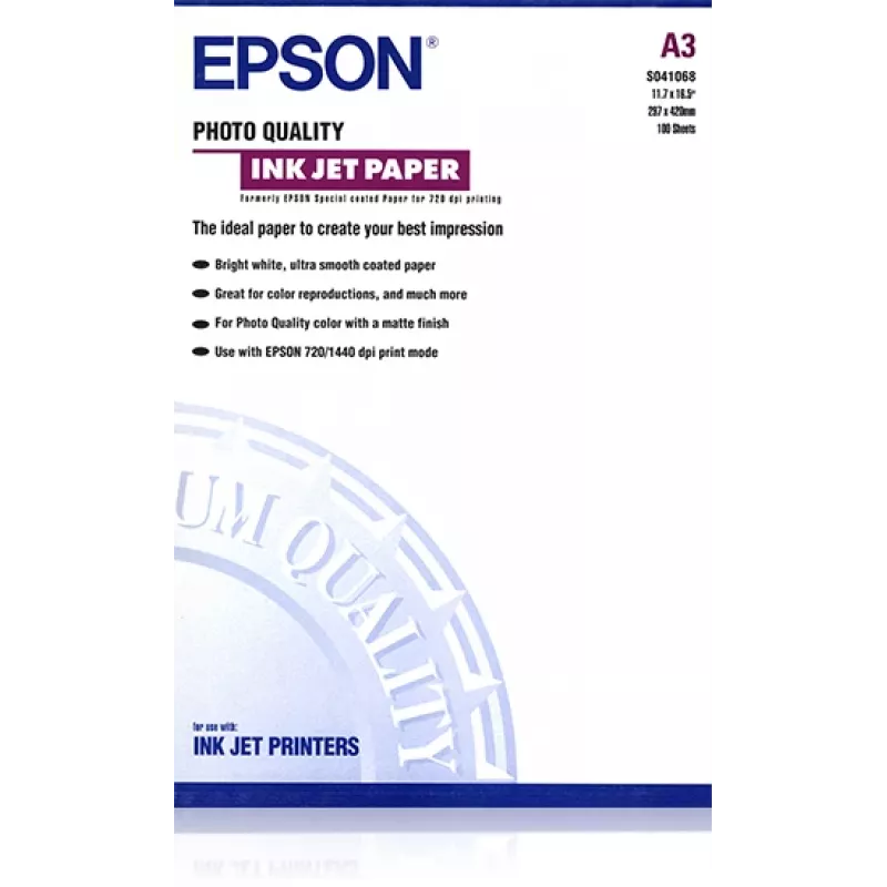 Epson C13S041068 fotopopierius A3 matinis 102 g/m² 100 lapų