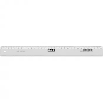 Liniuotė stalinė Möbius Ruppert 1130 - 0000 - 30 cm, polistirolas, skaidri
