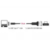 Serijinis kabelis DeLOCK 63908 Juodas 0.15 m DB-9