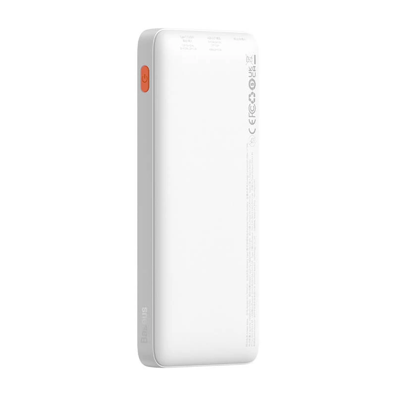 Baseus Airpow nešiojamas akumuliatorius 10000 mAh 20 W Baltas