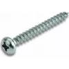 Sraigtas cimco 190089 — cinkuotas metalinis sraigtas medienos plaušo plokštei, 20 mm ilgio, 3,5 mm sriegio skersmuo, 1 vnt.