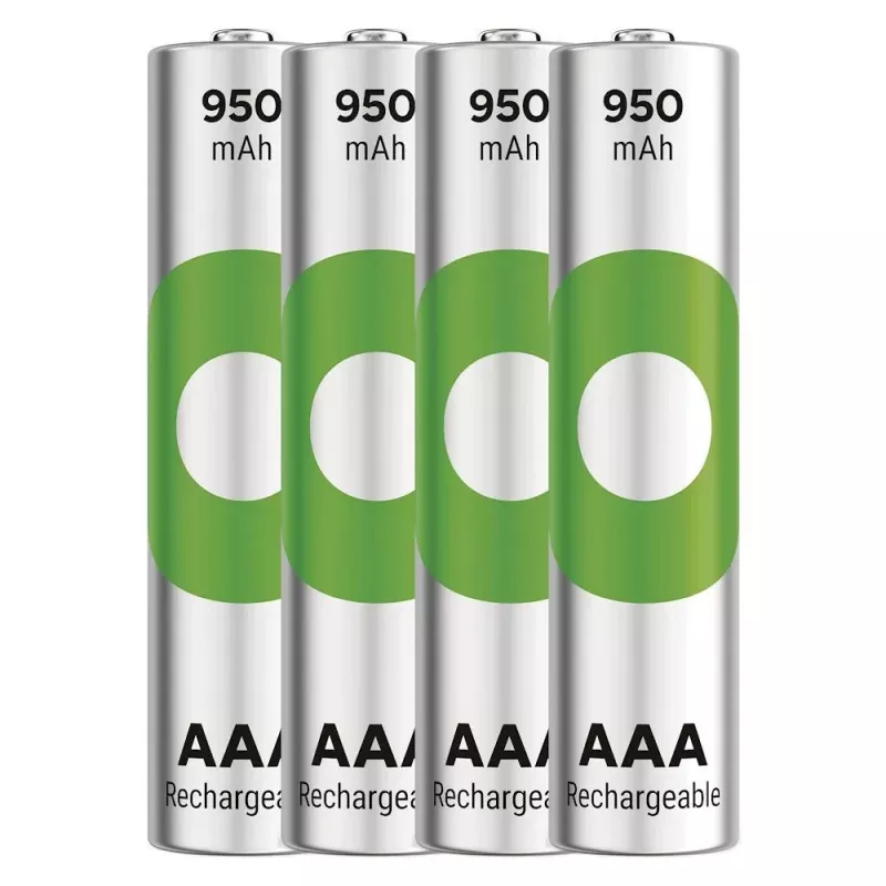 Baterijos R03/AAA Ni-MH 950 mAh lizdinėje pakuotėje 4 vnt.